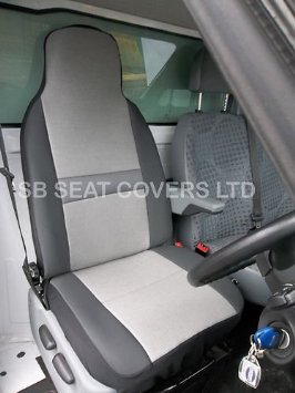 Opel Vivaro Sportive Van coprisedile singolo per lato guidatore,in tessuto grigio lucente
