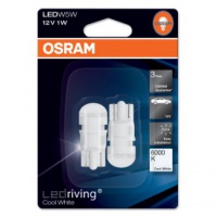 Osram 2880CW 6000K Ledriving W5W Standard Lampada per Interiori