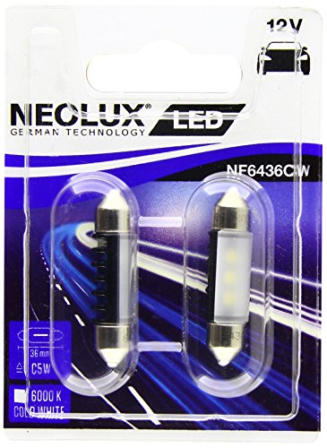 Osram nf6436cw-02b Neolux LED retrofit 6000 K 12 V/0,5 W, Set di 2