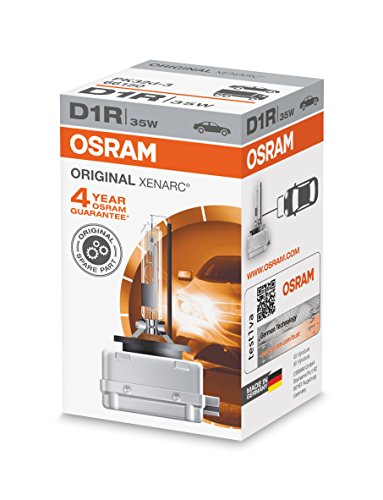 OSRAM XENARC ORIGINAL D1RLampada per proiettori allo Xeno 66154 +100% 4150K di luce in più in Confezione singola