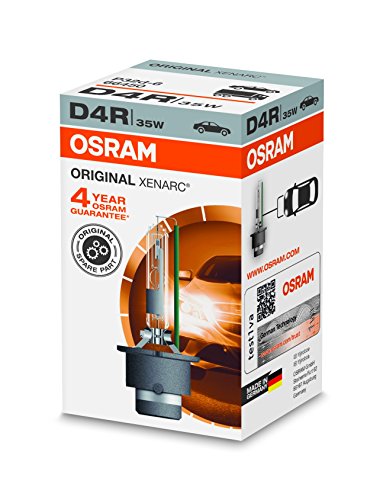 OSRAM XENARC ORIGINAL D4R Lampada per proiettori allo Xeno 66450 +100% 4150K di luce in più in Confezione singola
