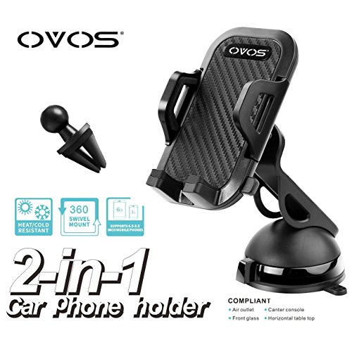 Ovos auto-Handyhalter, waschbar Stark klebrig gel pad Windschutzscheibe Armaturenbrett Universal auto Handyhalterung für IPhone 8/7/7Plus/6s/6Plus/5S, Galaxy S5/S6/S7/S8 und mehr