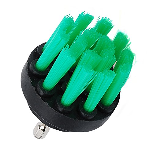 Oxoxo drill Brush - 2 Inch alimentazione per trapano Medium Heavy Duty scrubbing scrubber spazzola di pulizia per piastrelle superfici per il bagno, docce e più