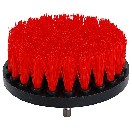 Oxoxo drill Brush – 5,1 cm 7,6 cm 10,2 cm 12,7 cm le setole di media attacco scrubber kit di pulizia per cucina bagno superfici mattonelle docce Carpet parquet, piastrelle