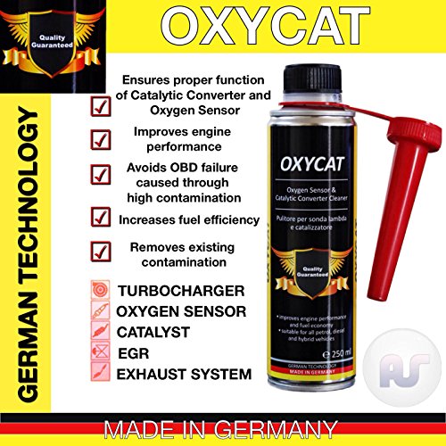 Oxycat, pulitore per sensore di ossigeno e catalizzatore del sistema di scarico, per ridurre le emissioni auto, confezione da 250 ml