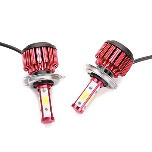 pair of H4 HB2 9003 LED Headlight Bulbs, 12000LM super Bright auto/Moto faro alto basso fascio kit di ricambio (2018 nuovo disegno)