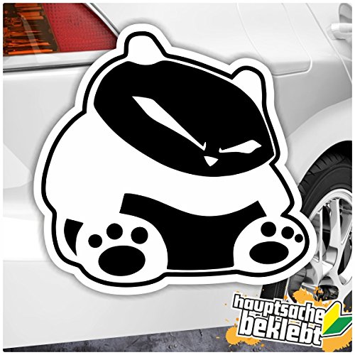 Panda JDM Race Drift auto in 4 misure di multicolore Sticker Decal