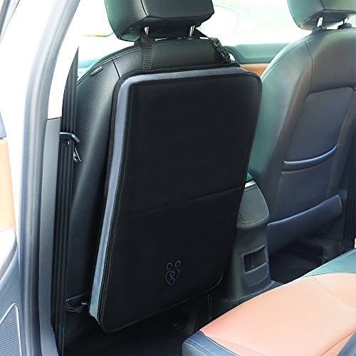 Parenthings integrate chiudibili organizer per sedile auto. Design unico con supporto per tablet, removibile e 12 scomparti. Ottimo accessorio da viaggio per bambini.