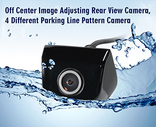 Parkvision Pro Series Night Vision HD CMOS auto telecamera parcheggio, telecamera per retromarcia impermeabile colore nero