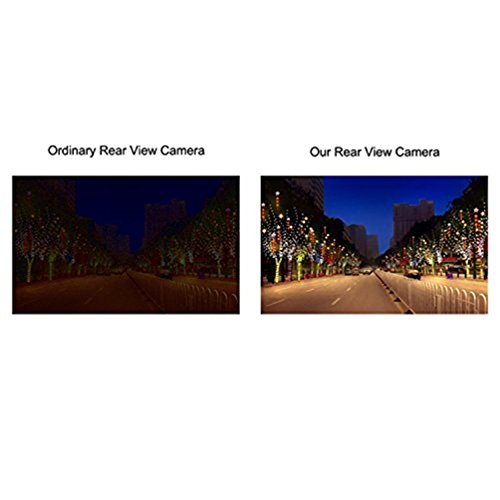 Parkvision Pro Series Night Vision HD CMOS auto telecamera parcheggio, telecamera per retromarcia impermeabile colore nero