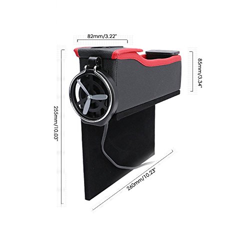 Pawaca professionale avanzata del seggiolino auto Storage box, multifunzionale Storage design, con porta bicchiere, monete Storage box, 2 porte USB