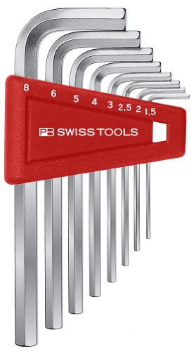 Pb Swiss hex Key l-wrench set per viti a brugola 210 h-8 1.5 – 8 mm