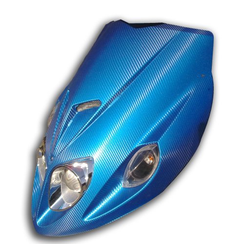 Pellicola Carbonio Blu 3D Adesivo Car Wrapping 50cm x 152cm