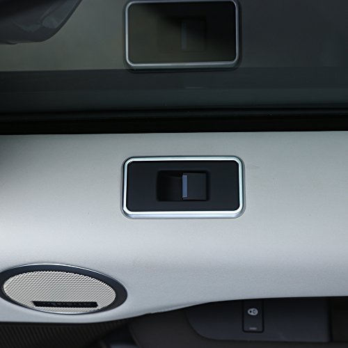 Per Discovery 5 LR5 2017 ABS cromato opaco alzacristallo Button Frame cover Trim auto accessori 4pcs
