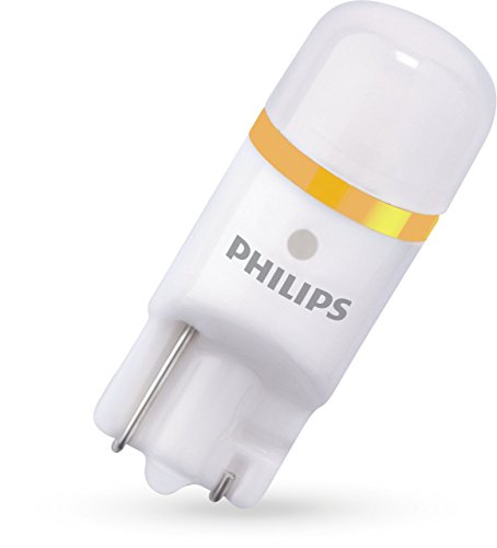 Philips 127994000KX2 X-Tremeultinon LED Luce per Abitacolo W5W T10 4000K 12V, 2 Pezzi, Bianco Caldo, Set di 2