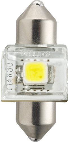 Philips 129404000KX1 X-Tremeultinon LED Luce per Abitacolo C5W 30mm Festoon 4000K 12V, 1 Pezzo, Bianco Caldo, 30 mm