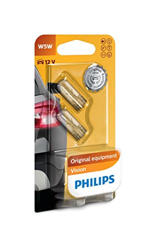 Philips 871150040421 Lampadine Carlight 12V Wedge 5W 2 Pezzi