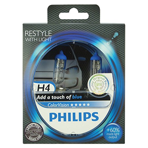 Philips Automotive Lighting 12342CVPBS2 ColorVision 2 Lampade Colorate per Auto, Azzurro