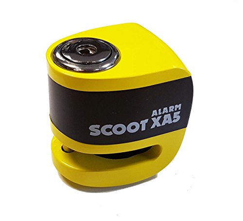 Piaggio vespa primavera 50 Oxford Scoot XA5 Alarm Disc Lock Bike giallo LK287