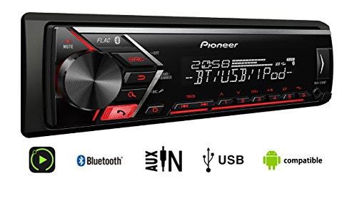 Pioneer MVH-S300BT - Autoradio con Sintonizzatore RDS, Bluetooth, USB e ingresso AUX, Nero