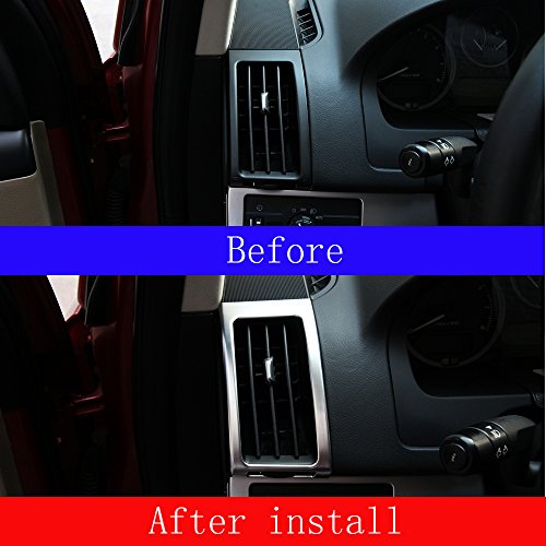 Plastica ABS Chrome interior Air Vent copertura cornice decorazione Tirm per Freelander 2 2008 – 2016 auto Accessories