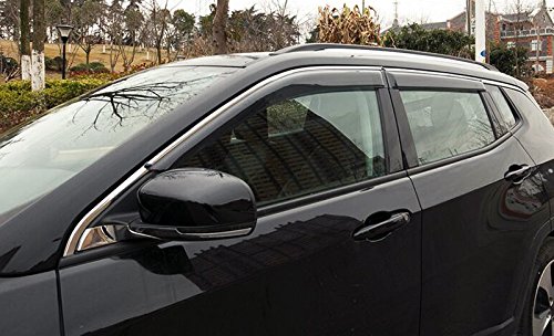Plastica finestra visiera Vent Shades Sun Rain Guard di pezzi per auto auto di Jpcp