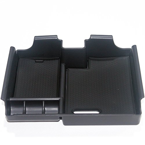 Plastica interno bracciolo Storage box organizer Holder copertura Trim 1PCS per auto di Lreq