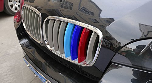 Plastica nieren strisce griglia griglia per BMW X5 X6 E70 E71 2007 – 2013 with M Performance Black Kidney Grill (7 fasci di)
