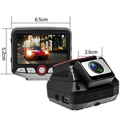 podofo WiFi nascosta 1080 P auto Dash Cam telecamera DVR Dual Lens Video Recorder Hardwire