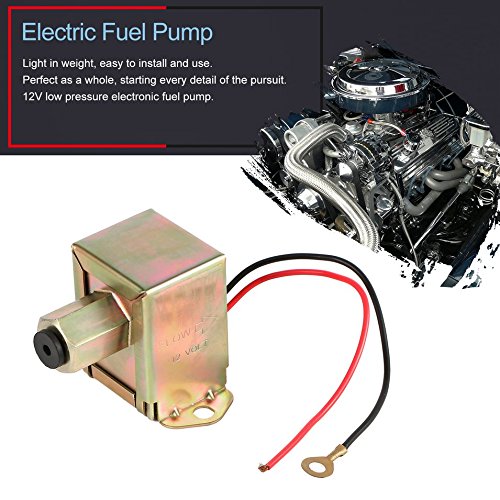 Pompa portatile a benzina a basso impatto a bassa pressione 12V Pompa a combustibile elettronica esterna con pompa a pieno vuoto 40104/10405 per carburatore per auto