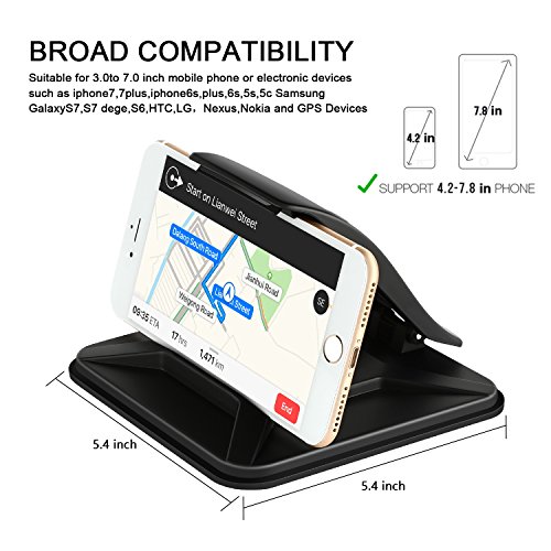 Porta cellulare per auto Kamikey supporto per cellulare iPhone e altri 3 – 17,8 cm x porta GPS smartphone dashboard Mount
