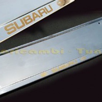 Porta Targa Portatarga Posteriore Subaru Acciaio Inox Incisione Laser