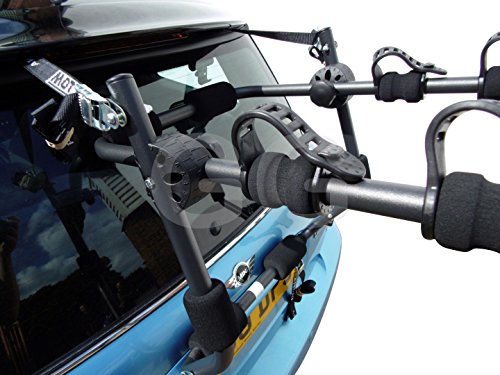 Portabici per auto, per 3 bici, posteriore, montaggio per BMW Mini One Cooper 2002-2014