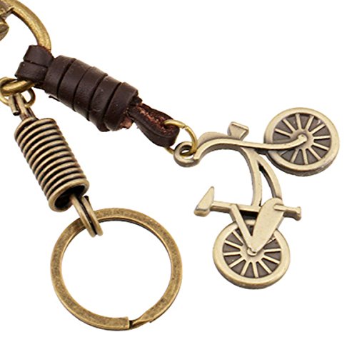 Portachiavi anello von fabl Crew USB Stick chiave allegati auto allegati portachiavi Keychain per gli uomini e le ragazze zaino ciondolo stile vintage Bronze in lega di bici 1 pezzi