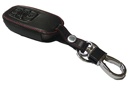 Portachiavi in Vera Pelle per Audi A4 & S4 & RS4 A5 & S5 & RS5 A6 S6 RS6 4 G C7 & Berlina/Avant A7 & S7 & RS7 A8 & S8 D4 Q5 e SQ5 – Chiave della copertura – Auto chiave Case Protettiva