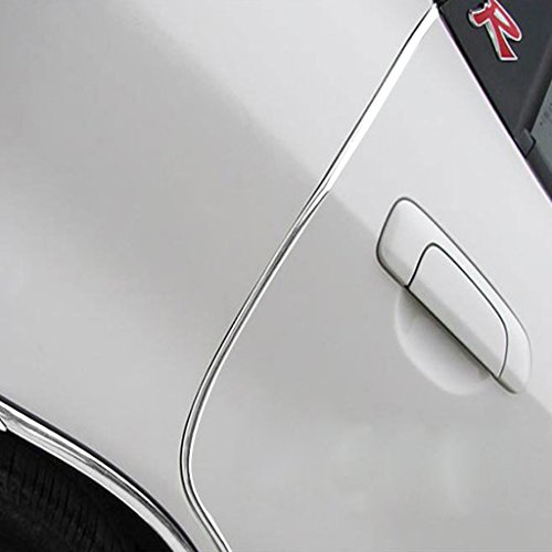 Portiere protezione 4 m in Bianco per Auto – U-Profile Flessibile – ritagliabile – autoadesivo autoveicoli