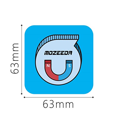 Potente magnete sottile patch per telefono cellulare, Mozeeda Qi universale 0.8 mm Smart Magnetic piastra Pad Wireless per portatili e telefono magnetico auto supporto (1 pezzo)