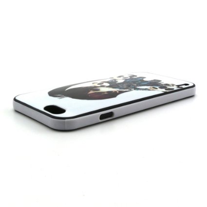 PowerQ [ per IPhone6 IPhone 6 6G - White brunette woman ] Multi Modello stile colorato TPU Combo e paraurti in...