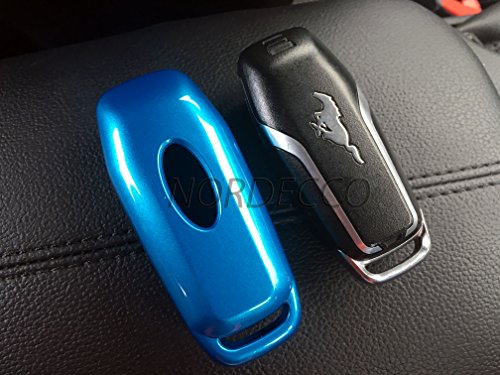  Protex 2015BY-16 Custodia protettiva rigida per telecomando auto a 3 bottoni, ad alta lucidità, blu 