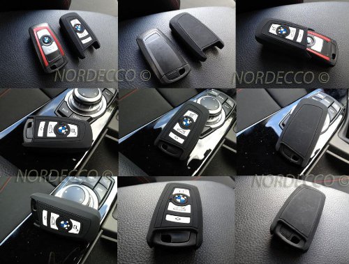 Protex – Custodia protettiva in silicone per chiave di BMW Serie 1, 3, 4, 5, 6 e 7 nero