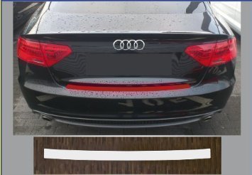 Protezione vernice protector davanzale avvio pellicola trasparente Audi A5 Sportback dal 2007