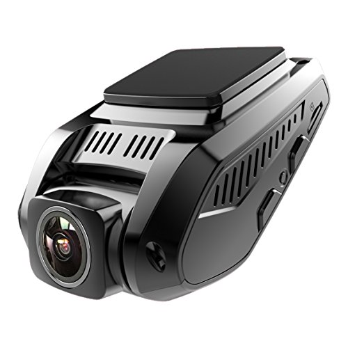 Pruveeo V7 6,1 cm LCD Full HD 1080p Dash Cam, 170 gradi grandangolare, telecamera per auto con visione notturna, per cruscotto auto guida registratore DVR