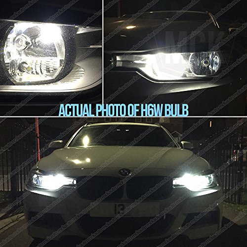 PW24 W H6 W Canbus CREE kit Drls Daytime Sidelights set luci LED lampadine bianche 4 pezzi in totale a sostituire il giallo Dull luci on your F30 F31 EB2R1