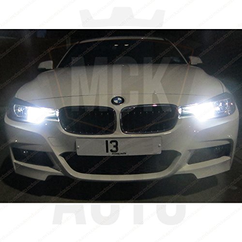PW24 W H6 W Canbus CREE kit Drls Daytime Sidelights set luci LED lampadine bianche 4 pezzi in totale a sostituire il giallo Dull luci on your F30 F31 EB2R1