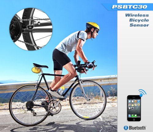 Pyle, Sensore Bluetooth da bicicletta per allenamento, per iPhone 6/5/4 e iPad