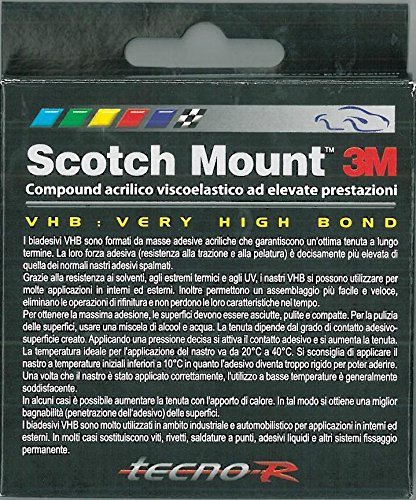 Quattroerre 1486 Biadesivo 3M V.H.B. Scotch Mount, 30 mm x 5 mt