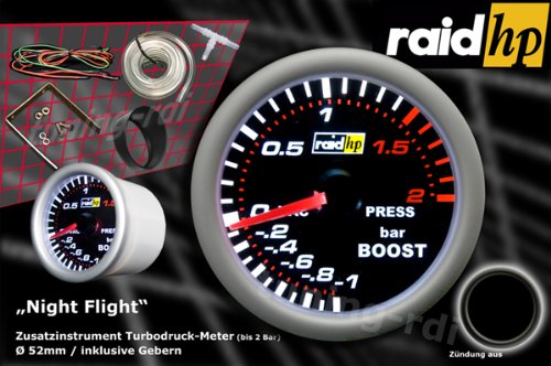 Raid HP 660243 Night Flight - Indicatore della pressione di alimentazione