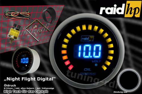 Raid HP 660501 Night Flight - Indicatore digitale della pressione dell