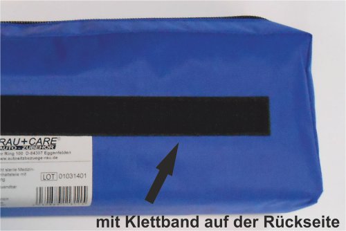 RAU EH0009, Kit di primo soccorso, ai sensi della norma DIN13164 (ultima versione) con triangolo Ece e giubbotto di sicurezza EN20471, colore: blu
