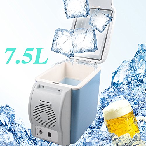 Reelva 7.5l 12 V mini viaggio frigo Cooler Warmer auto Van frigorifero termoelettrico UK